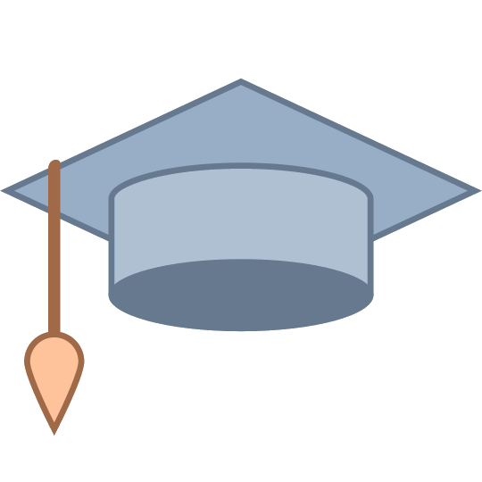 540x540 Graduation Cap Emoji