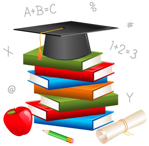 600x588 Book Graduation Clipart, Explore Pictures
