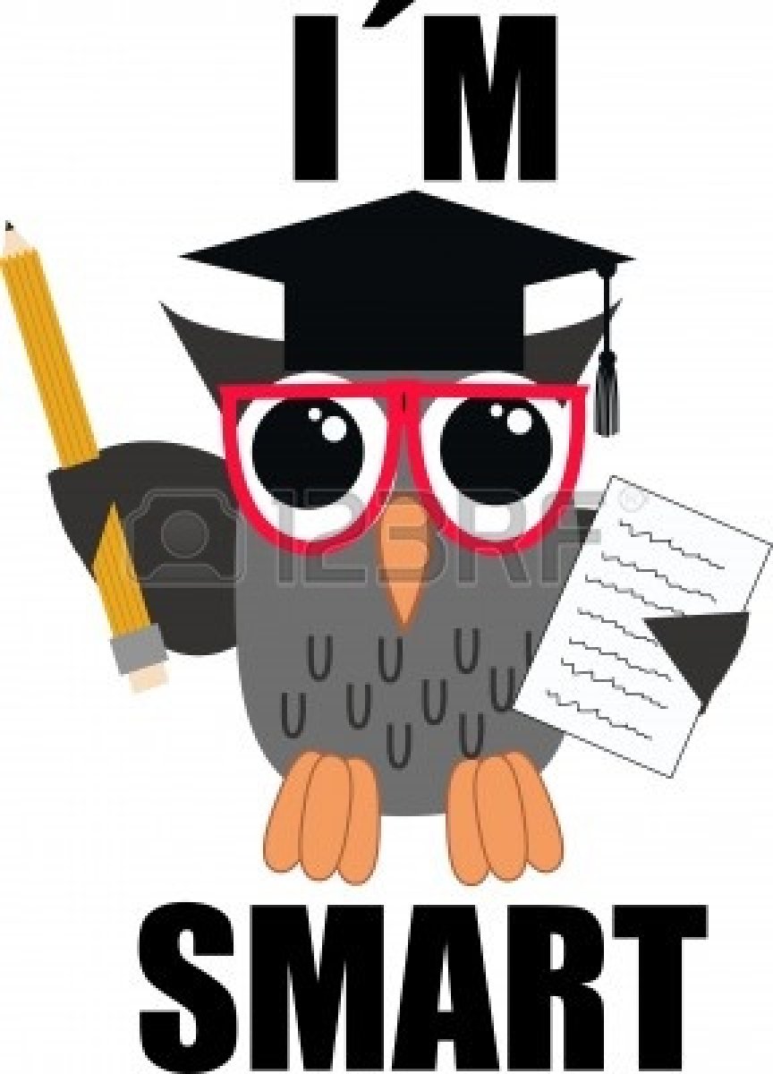 864x1200 Smart Owl Clipart