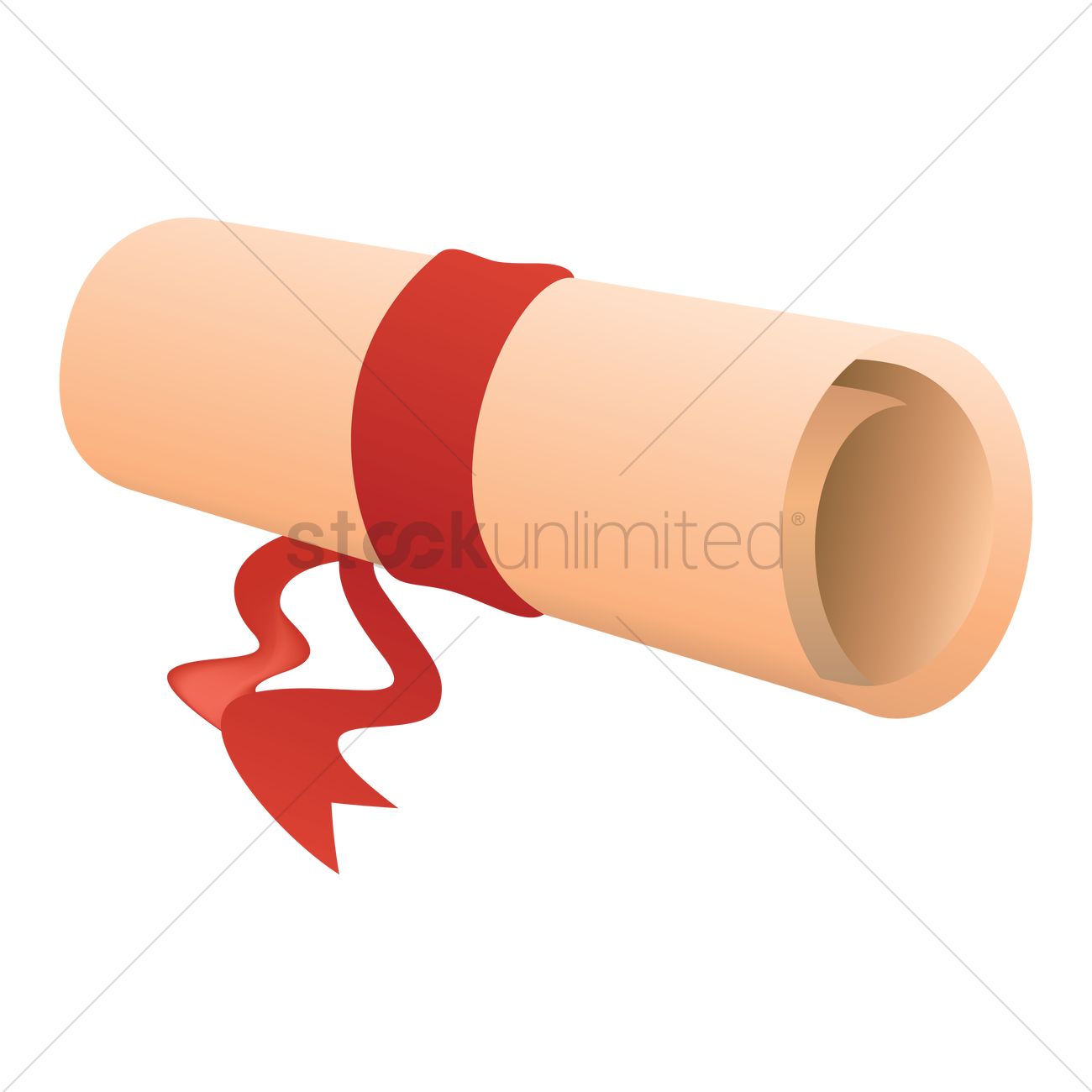 1300x1300 Graduation Scroll Vector Image