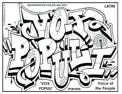 421x325 Graffiti Coloring Graffiti Coloring Pages To Print