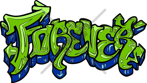 500x284 Forever Graffiti Tag Wording Clipart And Vectorart Graphics