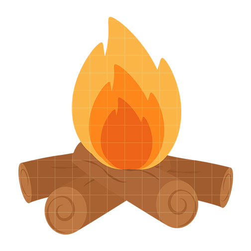 504x504 Marshmellow Clipart On Fire