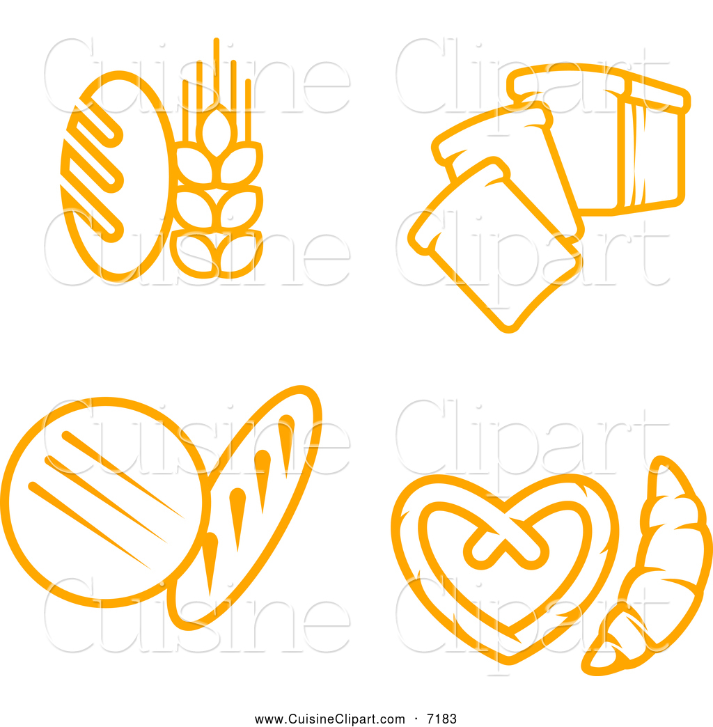 1024x1044 Cuisine Clipart Of Golden Bread And Grains By Vector Tradition Sm