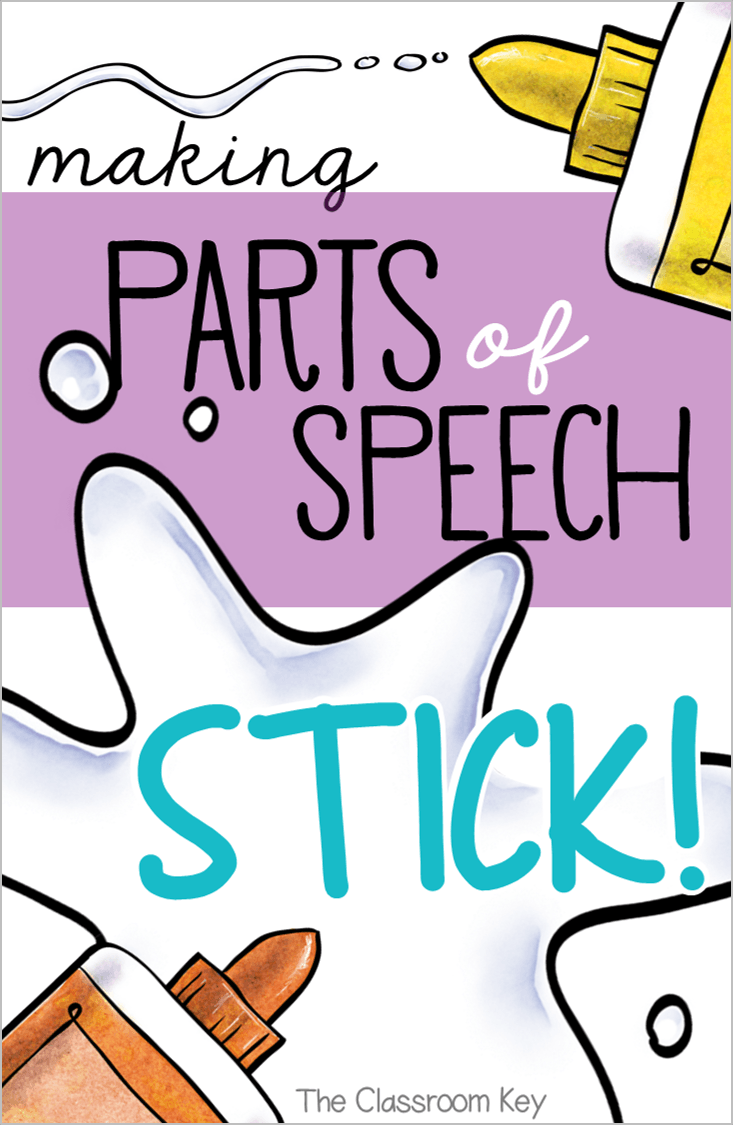 733x1125 Making Parts Of Speech Stick Elementary Teacher, Teacher
