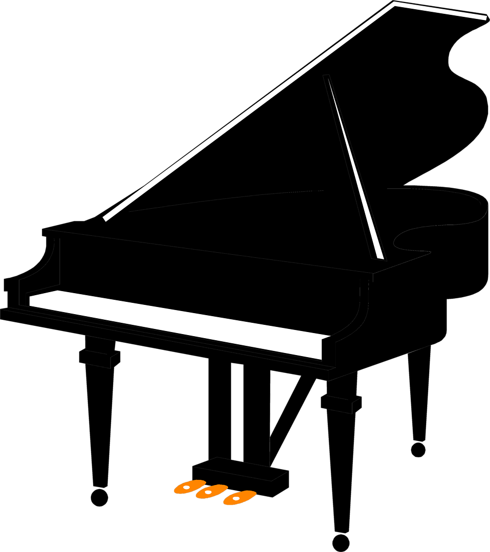 958x1079 Cartoon Grand Piano Clipart