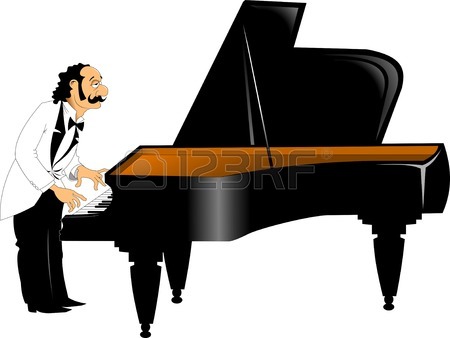 450x338 196 Hands Playing Piano Stock Illustrations, Cliparts And Royalty