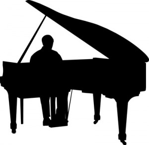 300x292 Baby Grand Piano Clipart