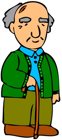 200x451 Grandfather Clipart
