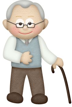 236x349 Grandfather Clipart