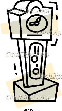 213x383 Clip Art Grandfather Clock