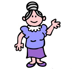 250x250 Granny Clipart