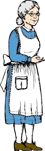 180x599 Grandma Clip Art Free Vector In Open Office Drawing Svg ( Svg