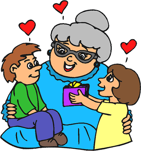 469x501 Party Clipart Grandma