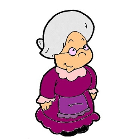 550x550 Clip Art Grandma