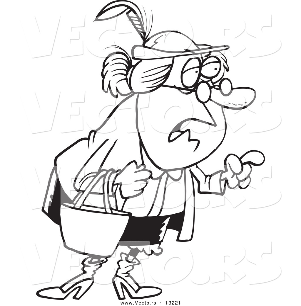 1024x1044 Angry Grandmother Clipart