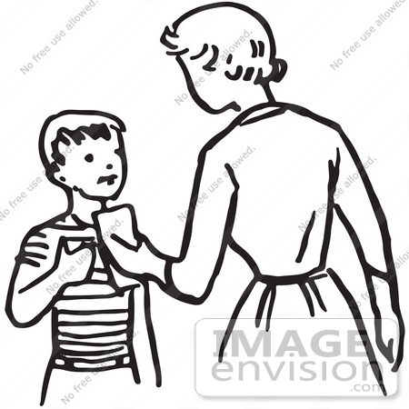 450x450 Indian Grandmother Clipart Black And White