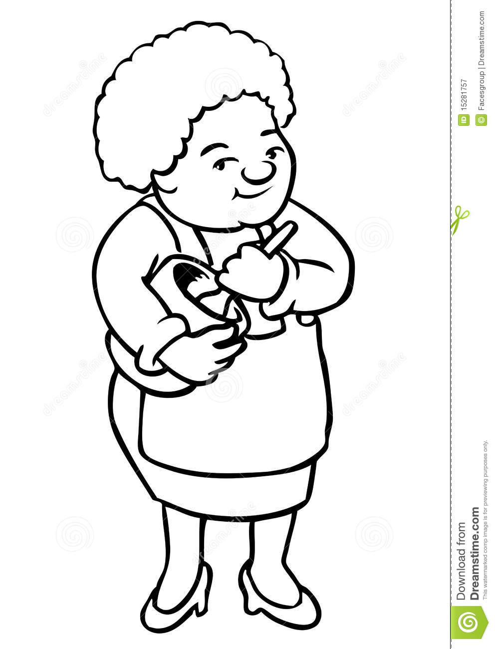 992x1300 Drawing Clipart Grandmother