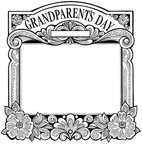 496x500 Grandparents Clip Art Black And White Cliparts