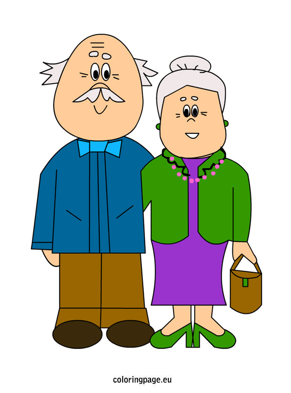 595x804 Grandparents Clipart