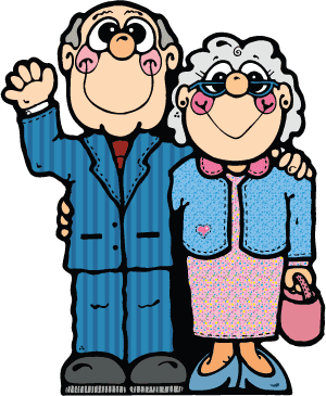 300x365 Free Grandparents Clipart