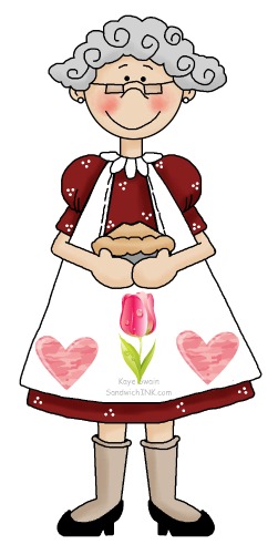 251x501 Free Granny Clipart Image