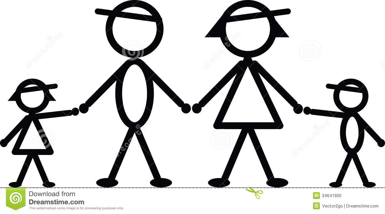 1300x724 Family In Black And White Clipart 101 Clip Art