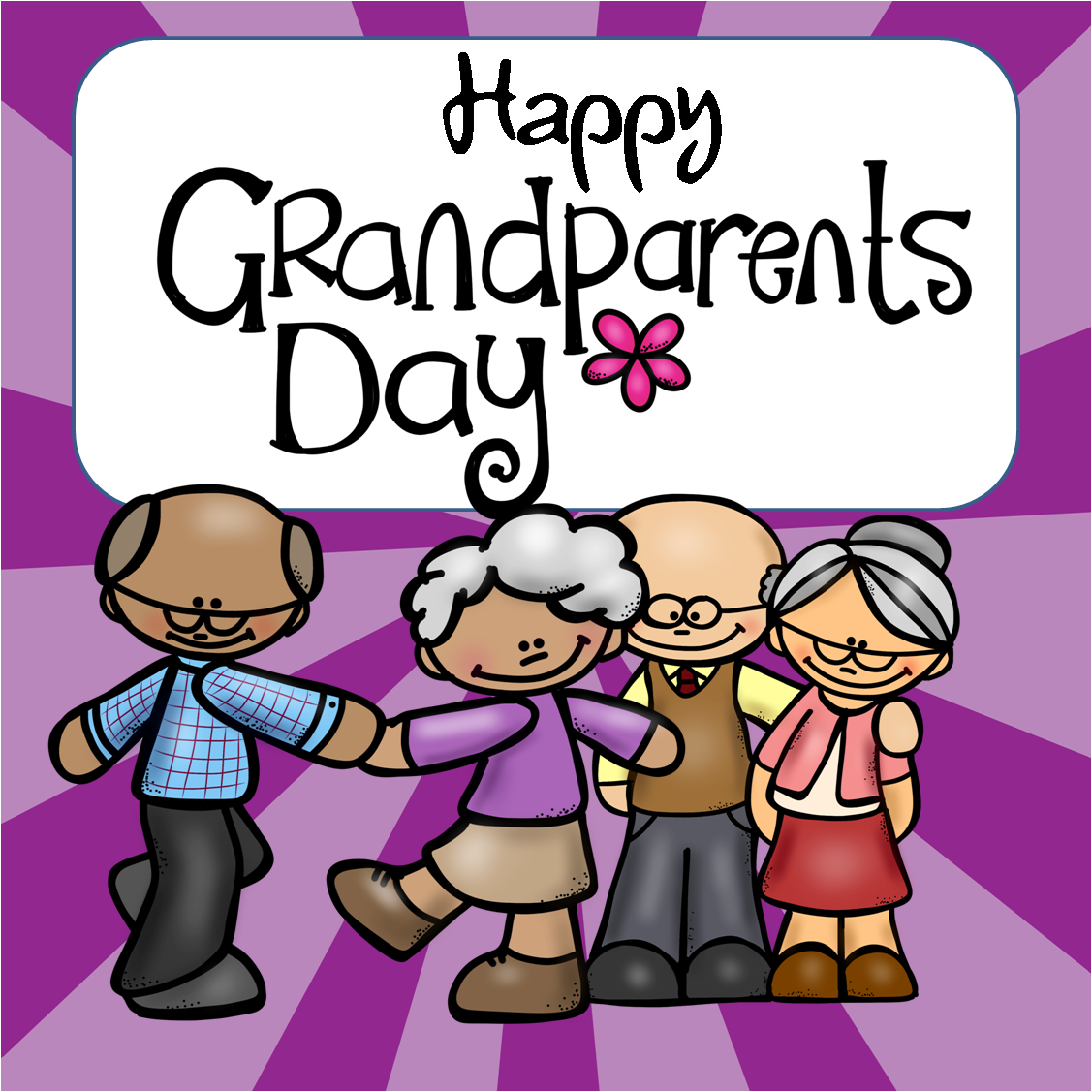 1127x1127 Free Grandparents Day Clipart