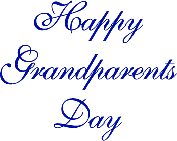 350x280 Grandparents Day Lettering Banner