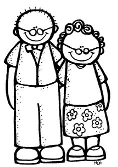 236x335 Grandparents Day Coloring Page