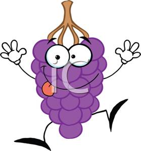 279x300 Bunch Of Grapes Dancing And Making A Goofy Face