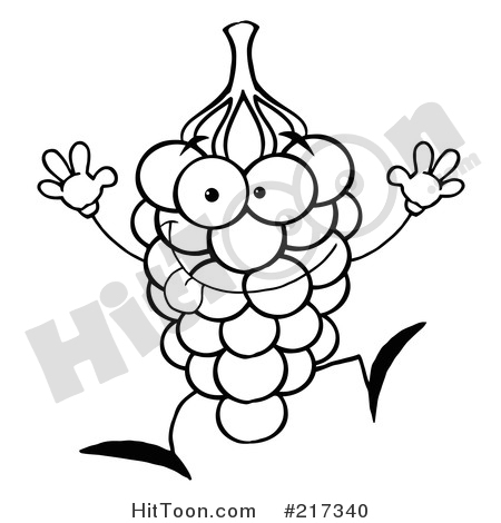 450x470 Grape Clipart