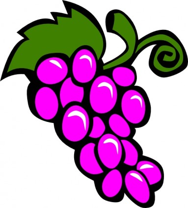 383x425 Grape Clipart