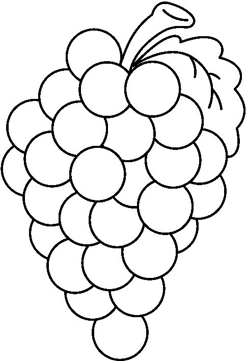 483x708 Eating Grapes Clipart