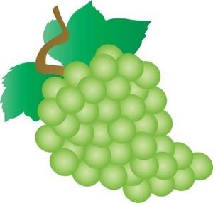 300x286 Bunch Of Grapes Clipart