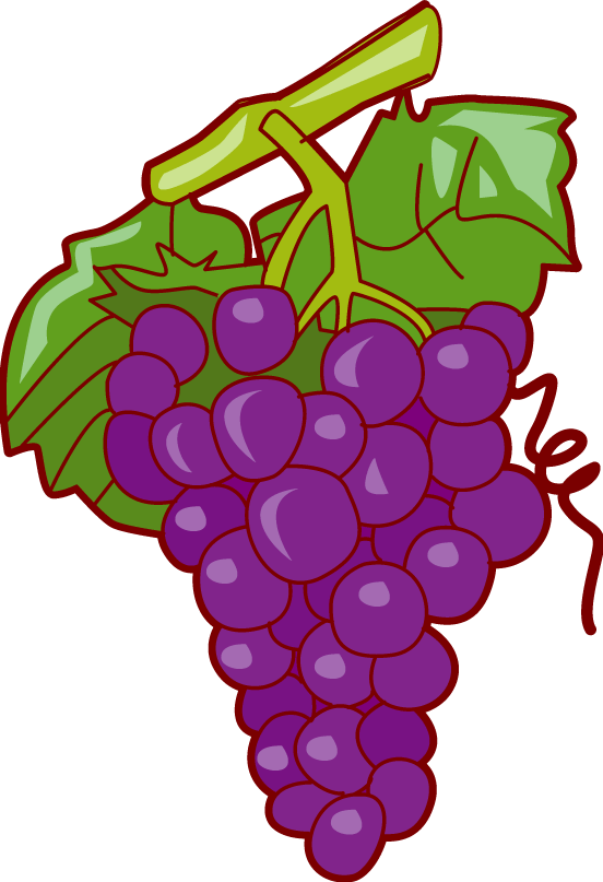 552x807 Clipart Free Grape