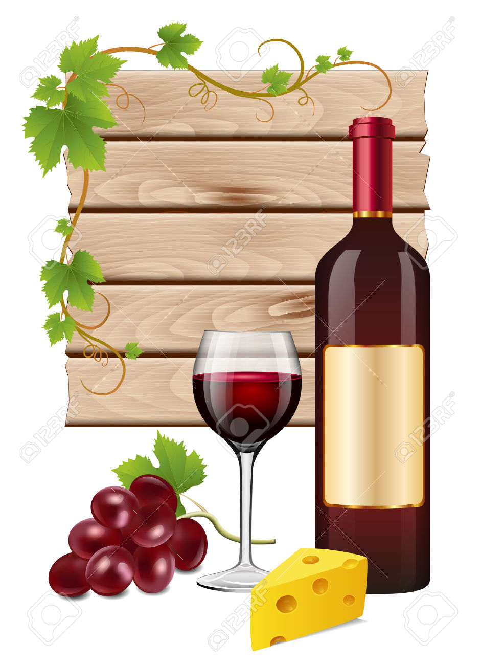 941x1300 Cheese And Wine Clipart
