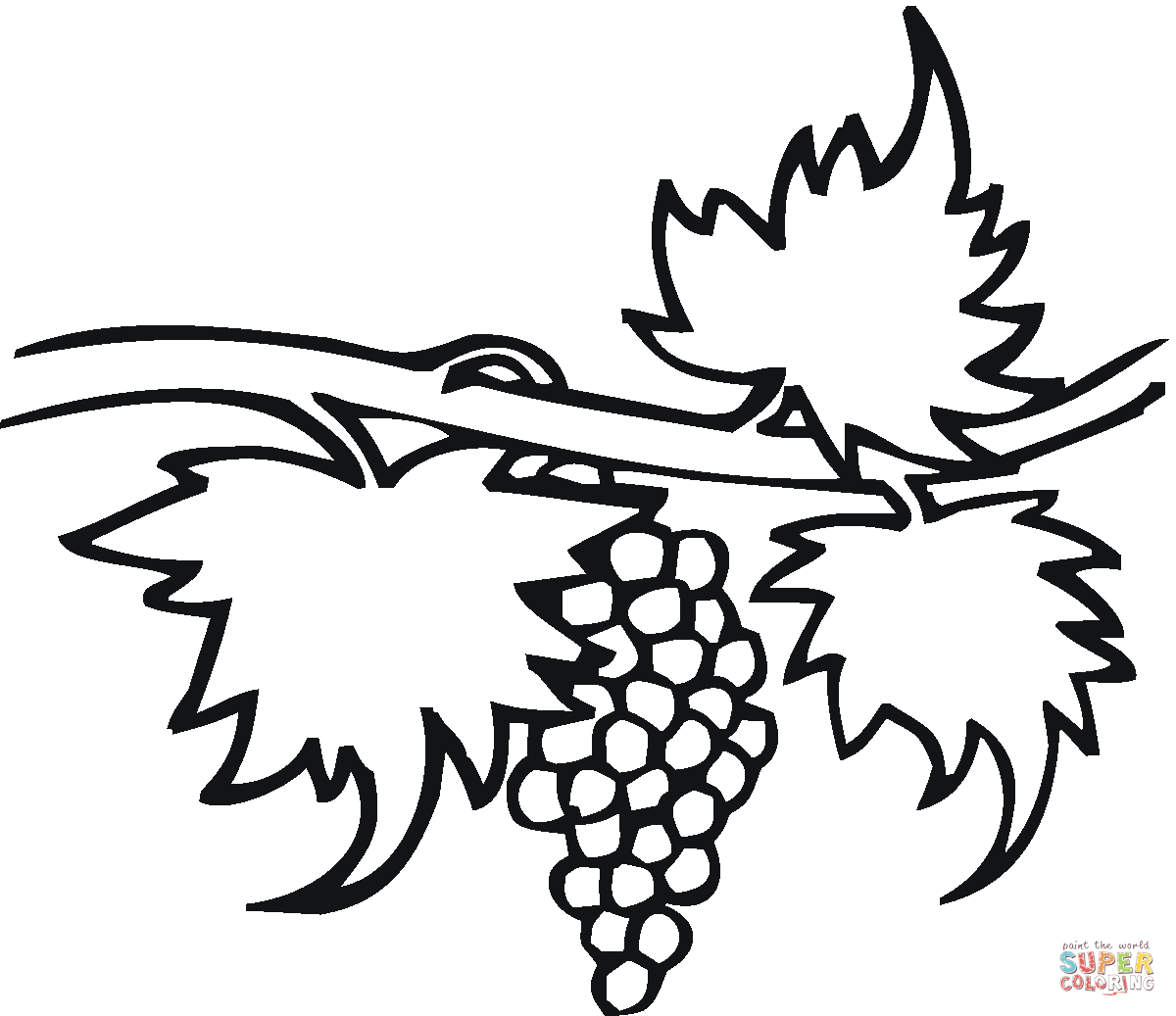 1200x1037 Grape 22 Coloring Page Free Printable Coloring Pages
