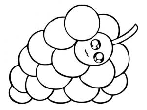 302x225 How To Draw How To Draw Grapes