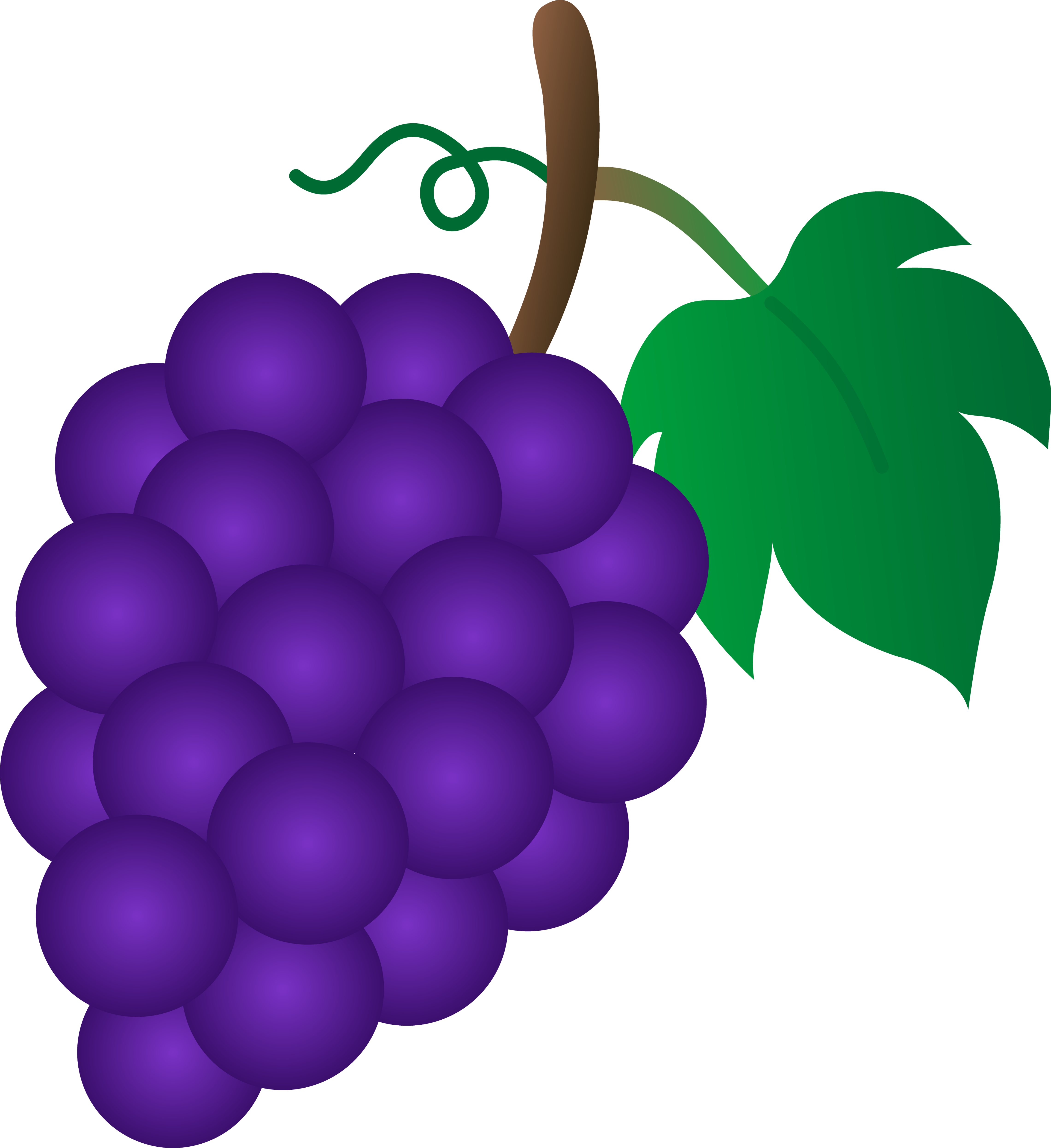 4561x4981 Grapes Clipart Bunch Grape