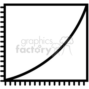 300x300 Royalty Free Chart Graph Going Up 390068 Vector Clip Art Image