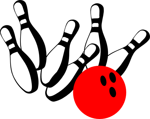 600x475 Bowling Pins Clip Art