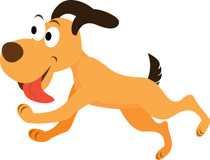 210x160 Dog The End Clipart