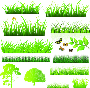 374x368 Green Grass Vector Free Vector Download (7,146 Free Vector)