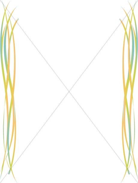 460x612 Curvy Border Christian Clipart Easter Borders