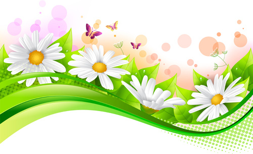 500x305 Spring Flowers Border Clip Art Free Vector Download (214,065 Free