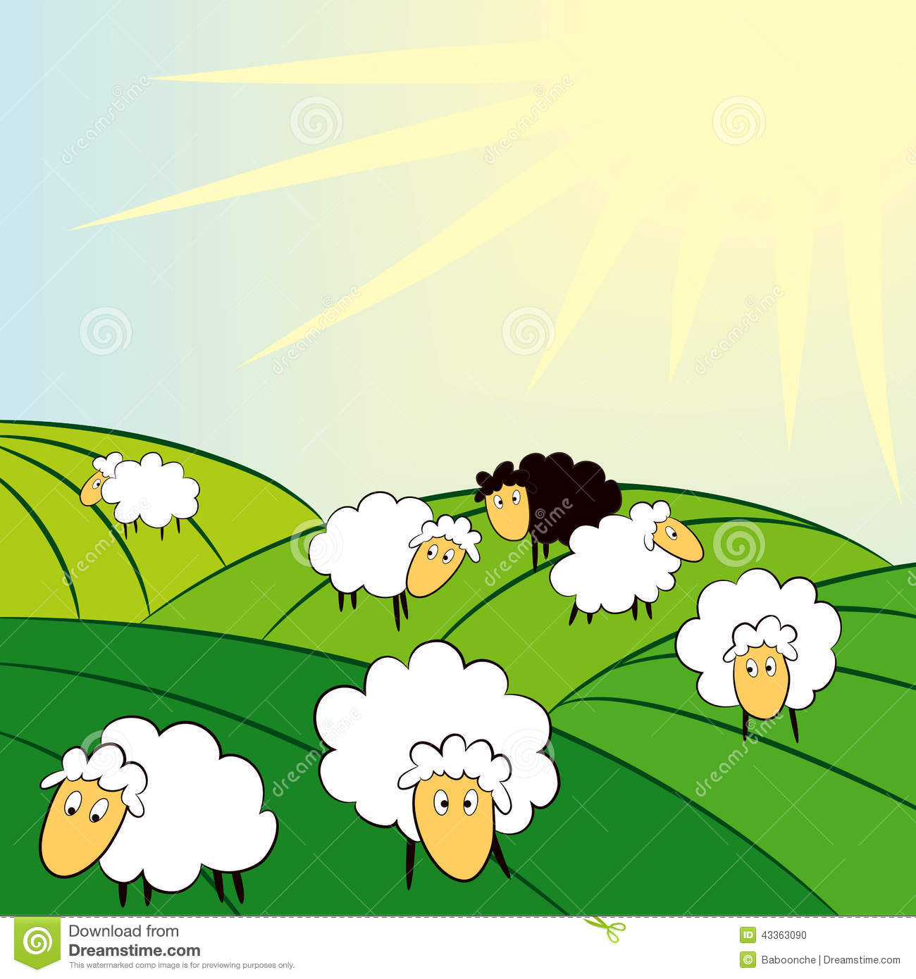 1300x1390 Sheep Clipart Field