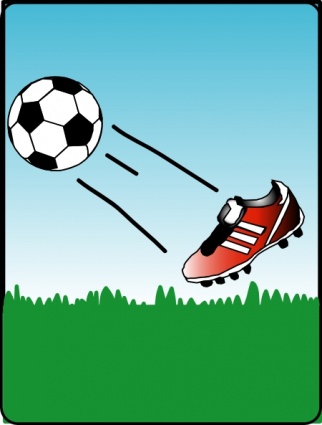322x425 Soccer Ball On Grass Clipart Clipart Panda