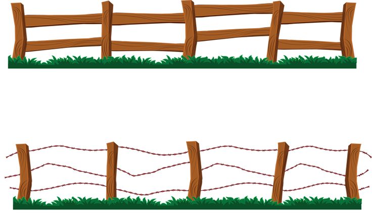 736x434 Field Clipart Wood Fence