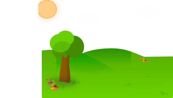 600x340 Meadow Clipart Cartoon